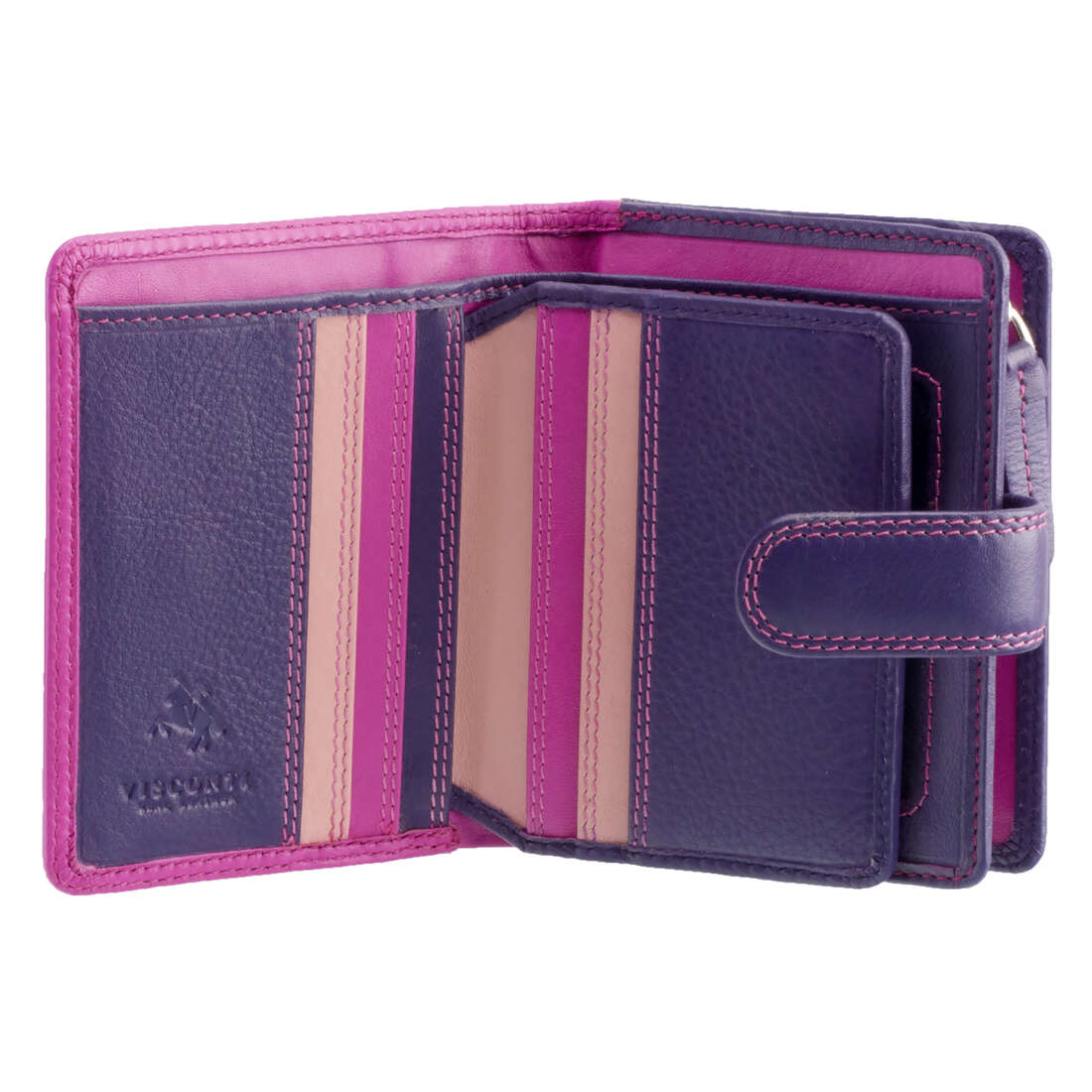 Geldbörse für Damen Visconti RB40, rosa 