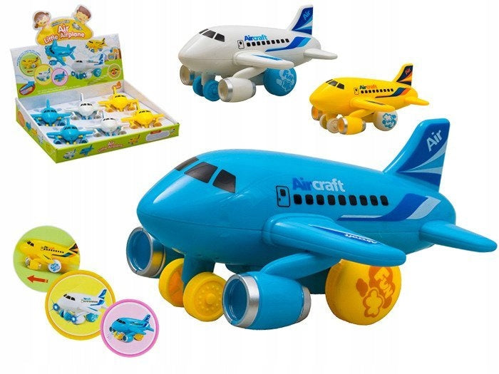 Flugzeug mit Geräuschen und Lichtern 
