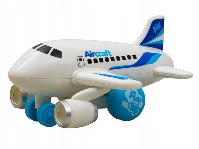 Flugzeug mit Geräuschen und Lichtern 