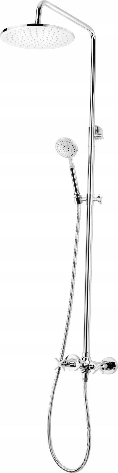 Deante Duschsystem Temisto NAC 04QT, Chrom 