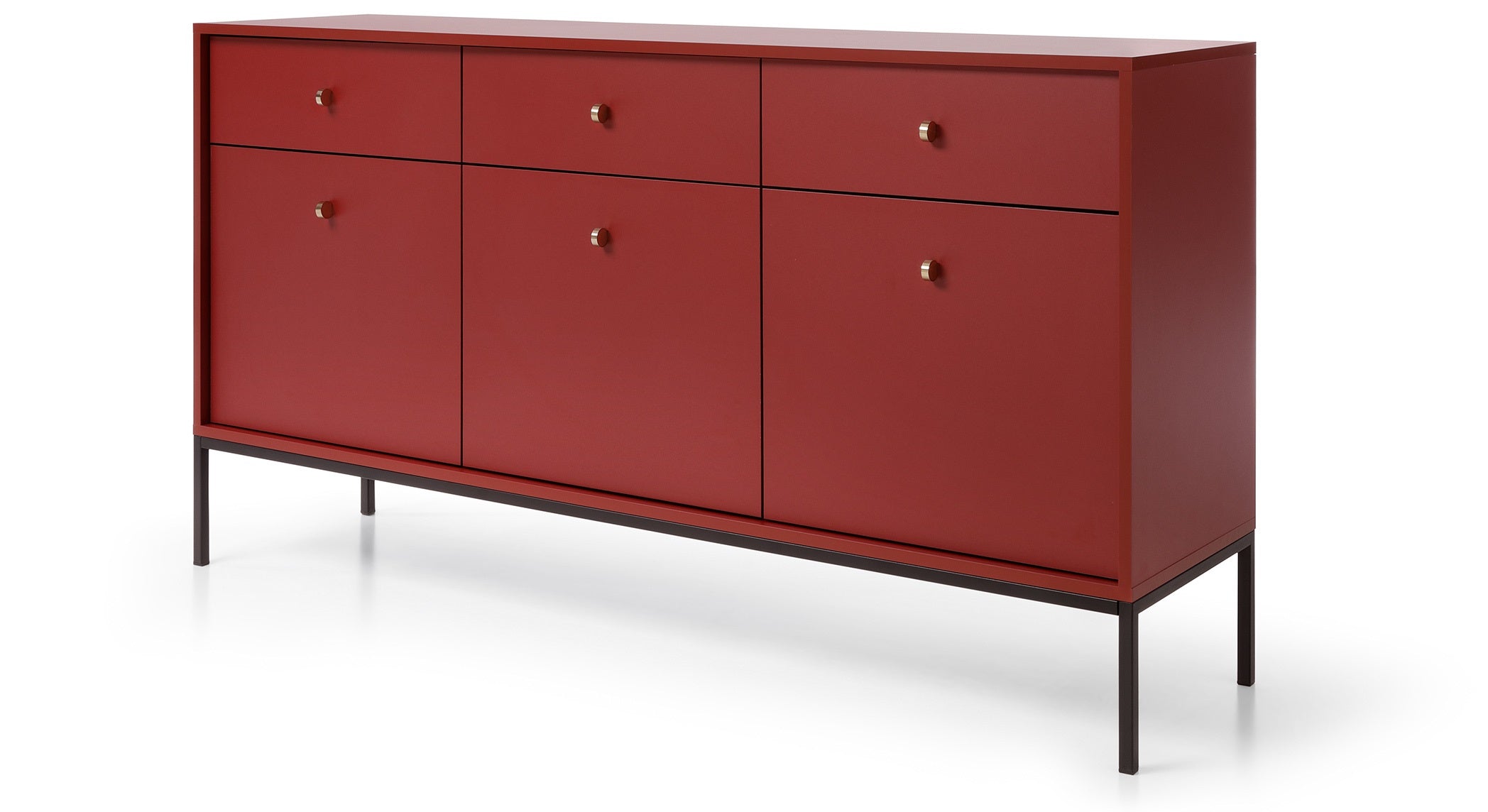 Kommode AKL Furniture Mono MKSZ154, rot 