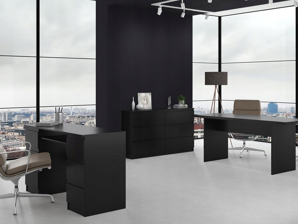 Kommode Malwa M6 140, schwarz 