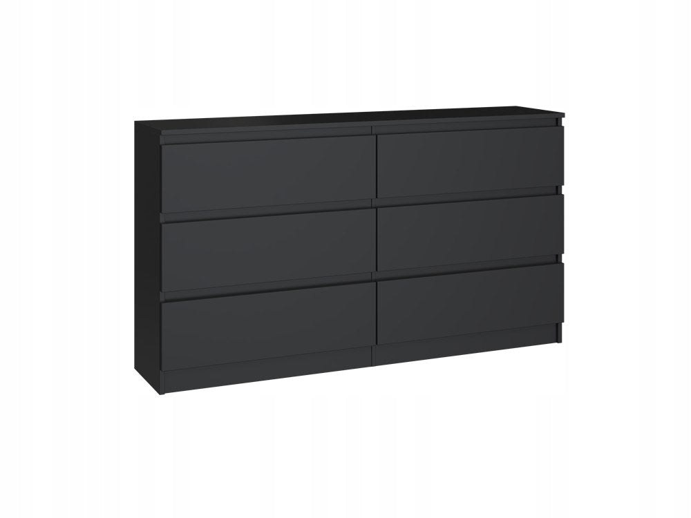 Kommode Malwa M6 140, schwarz 