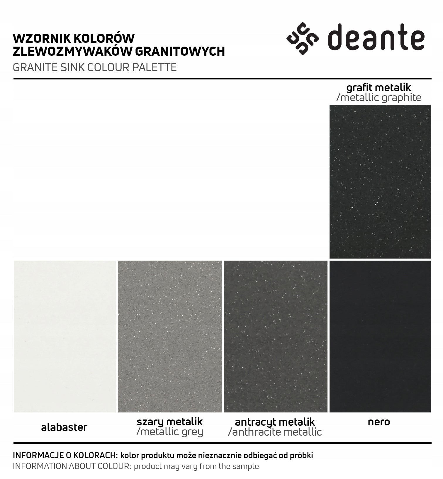 Deante Granit-Küchenspüle Deante Corda ZQA G10D, Graphit 