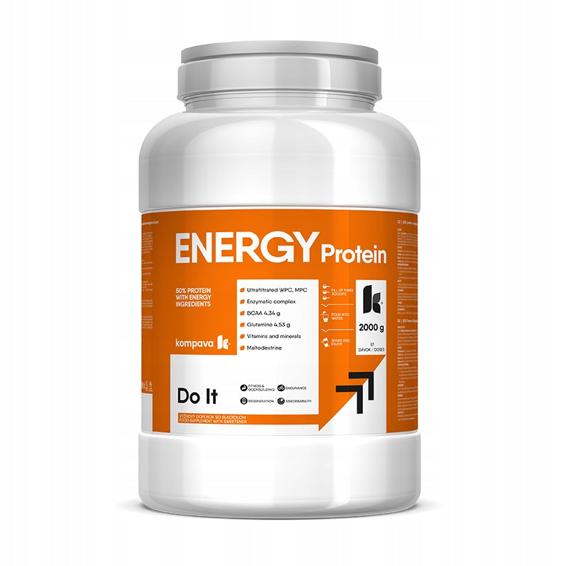 Kompava ENERGY Protein For fat reduction 2000g/57serving banana