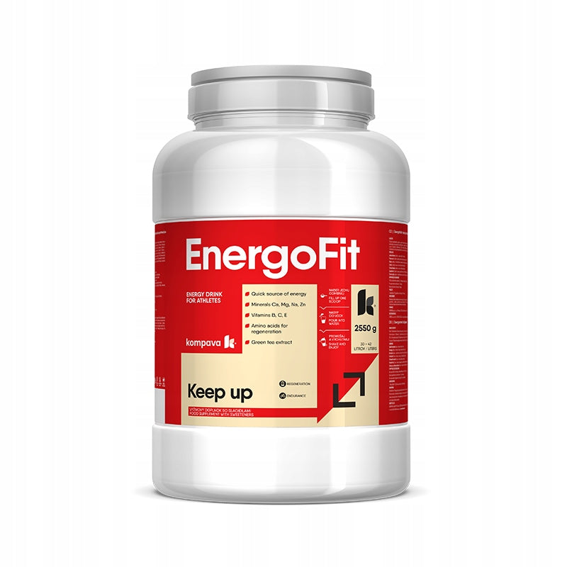 Kompava EnergoFit Isotonic sports drink 2550g/ 30-42 l. orange