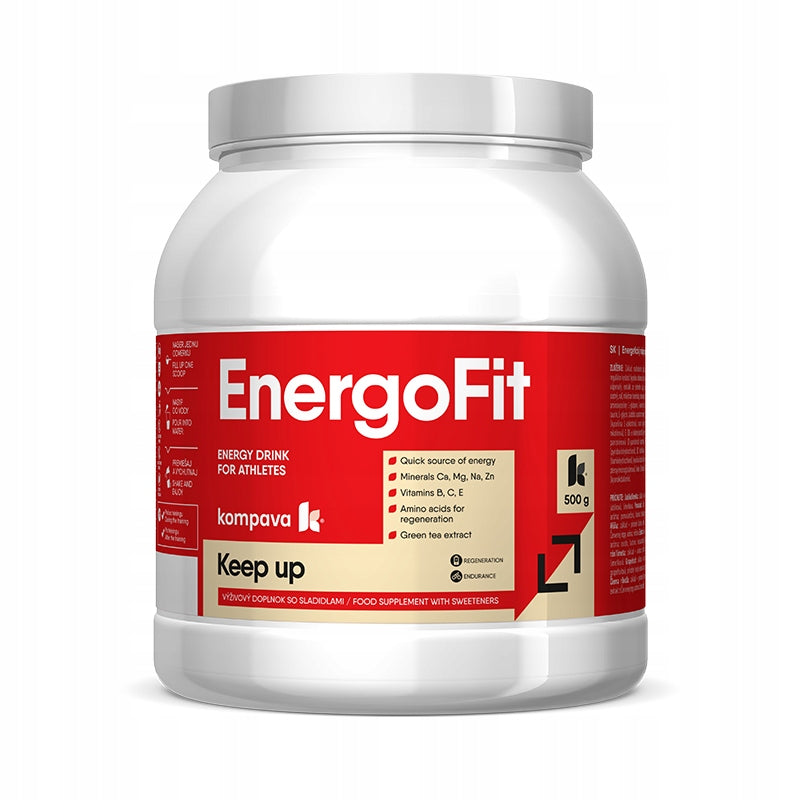 Kompava EnergoFit Isotonic sports drink 500g/ 7-10l. blackcurrant