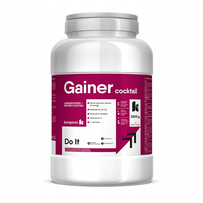 Kompava Gainer Cocktail Conditioner for Muscle Growth 2.5kg/63por