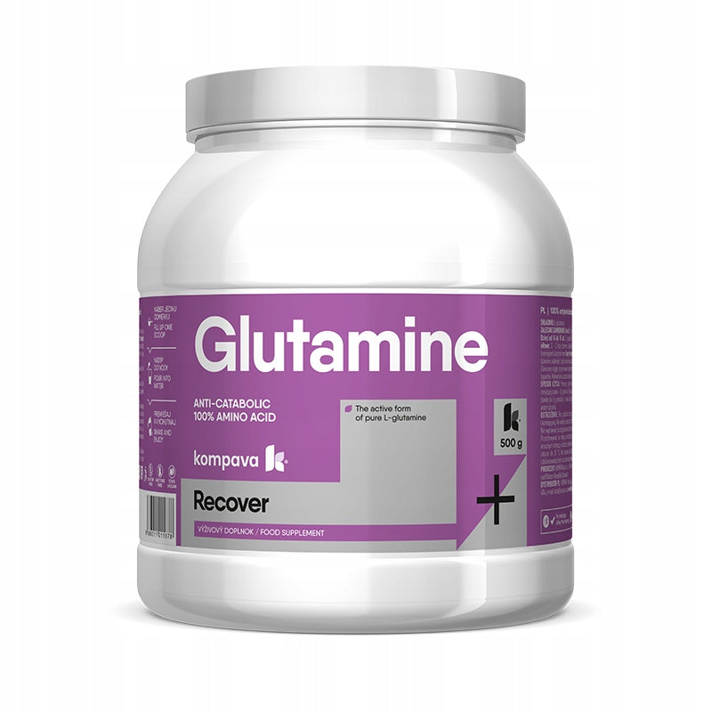 Kompava Glutamine For muscle mass protection and regeneration 500g/100portions