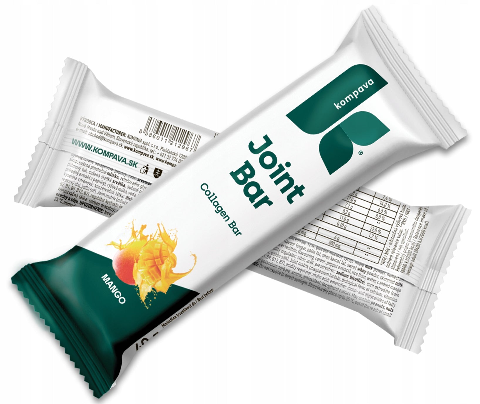 Kompava Joint Bar for joints with collagen peptides 1karton/32pcs Form bars