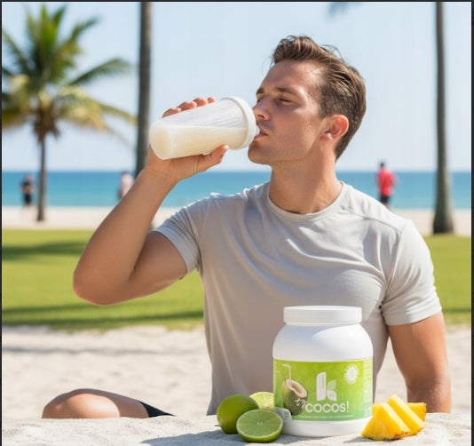 Kompava ty COCOS! Electrolyte drink for hydration 500g/83 servings Packaging status original