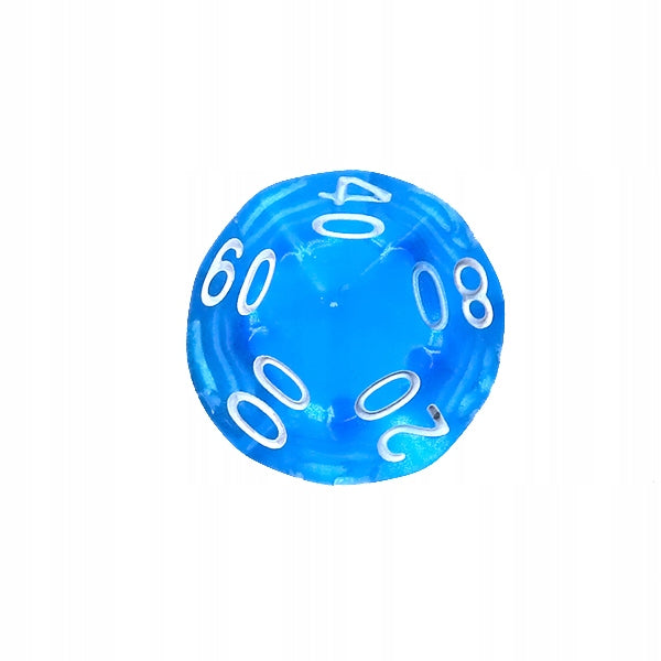 Dice Rebel RPG Würfelset, Kristall, Blau 