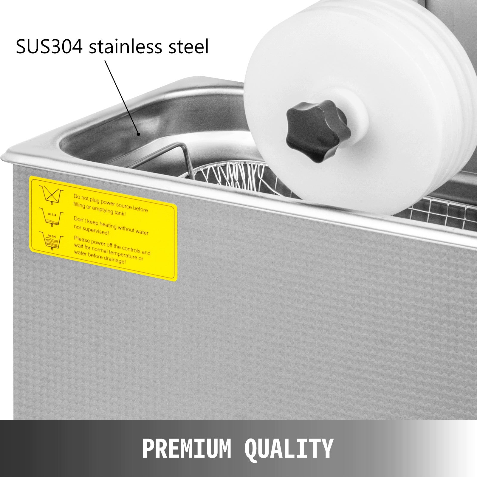 Kompletna Czyszczarka Ultradźwiękowa do Winyli 6 L ze Stojakiem do Suszenia Packaging status original
