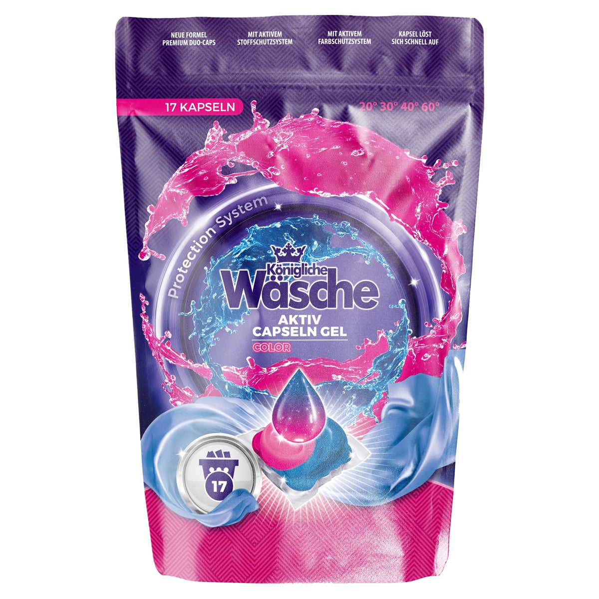 Königliche Wäsche Washing capsules Color 17 pieces