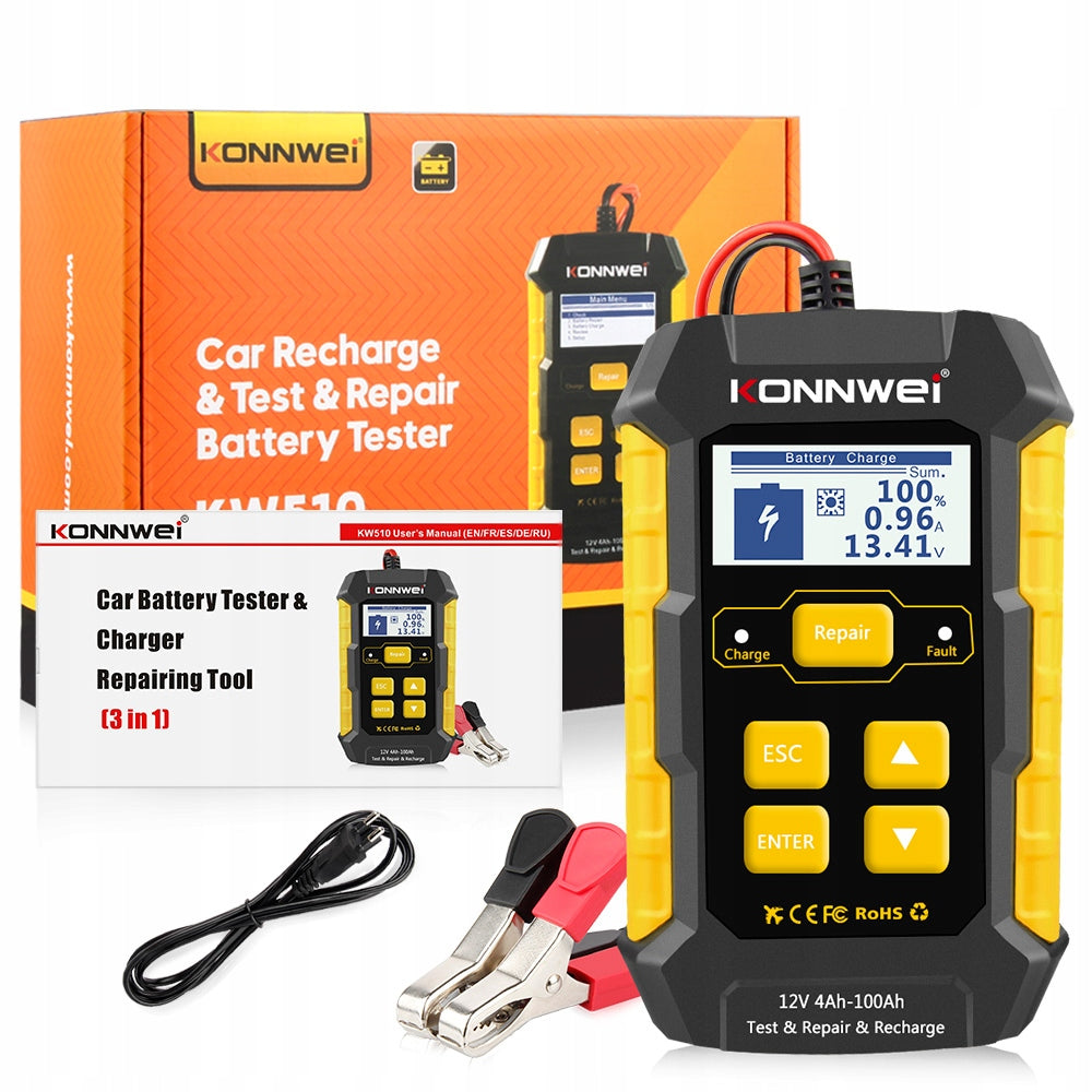 Konnwei KW510 12V 5A Car Battery Tester