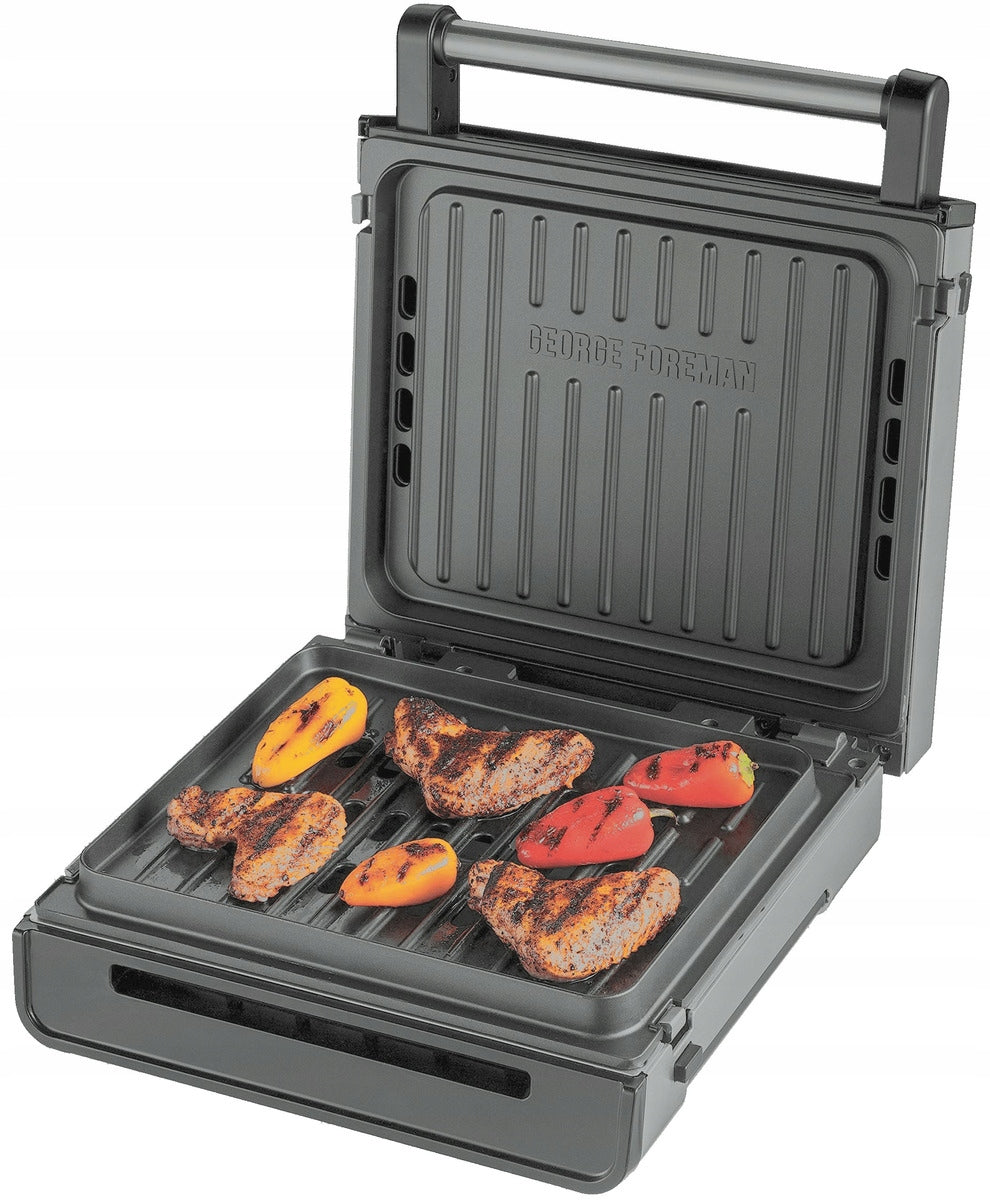 Kontaktní elektrický gril George Foreman 28000-56 stříbrný/šedý 1500 W Power rating 1500 W