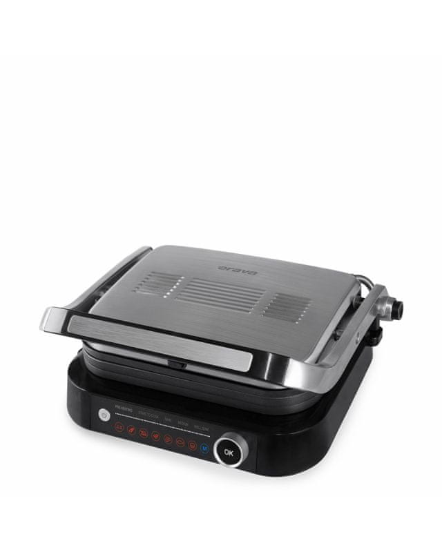 Kontaktní elektrický gril Orava Grillchef 2 černý, 2100 W Brand Orava