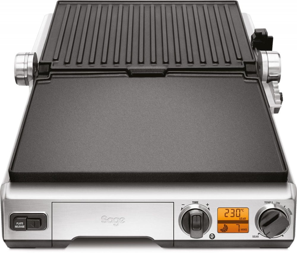 Kontaktní elektrický gril Sage BGR840 stříbrný/šedý 2400 W Model BGR840