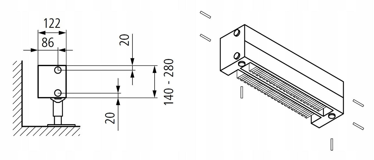 Konvektor Kermi KNN21 210X72X700MM UNIVERZÁLNÍ BÍLÁ KNN210210702U1K Heating power 0 W