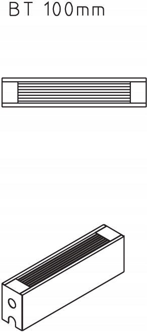 Konvektor Kermi Kompakt KKN10 150X100X800 BÍLÁ 473W KKN1001508021XK Heating power 473 W