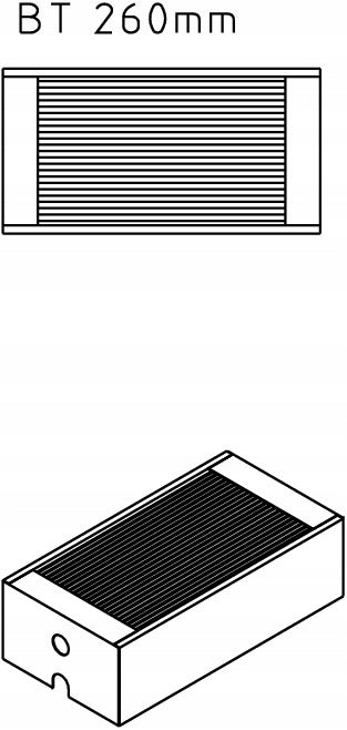 Konvektor Kermi Kompakt KKN26 150X260X1000 BÍLÁ 1775W KKN2601510021XK Heating power 1775 W