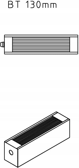 Konvektor Kermi Kompakt Ventil KKV13 150X130X1000 BÍLÁ 740W KKV1301510021XK Heating power 740 W