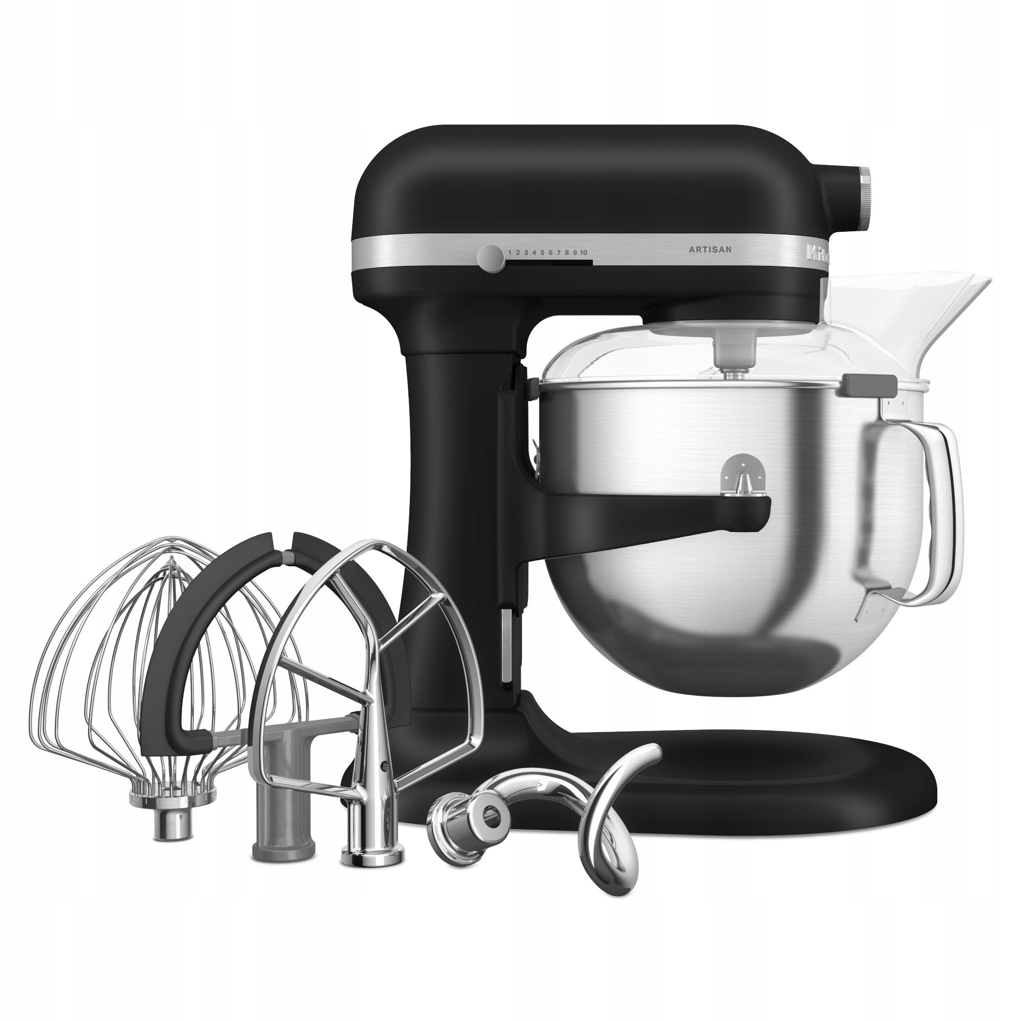 Konyhai robotgép KitchenAid 5KSM70SHXE 375 W fekete