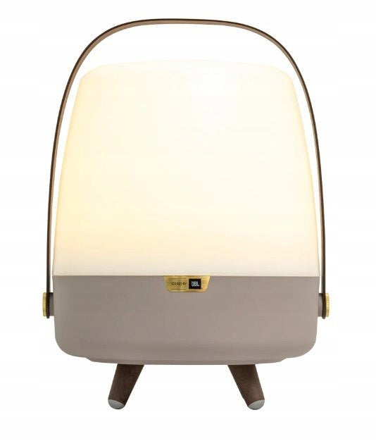 Kooduu Lite-up Play 2.0 Mono Portable Speaker Beige, White, Wood 10 W