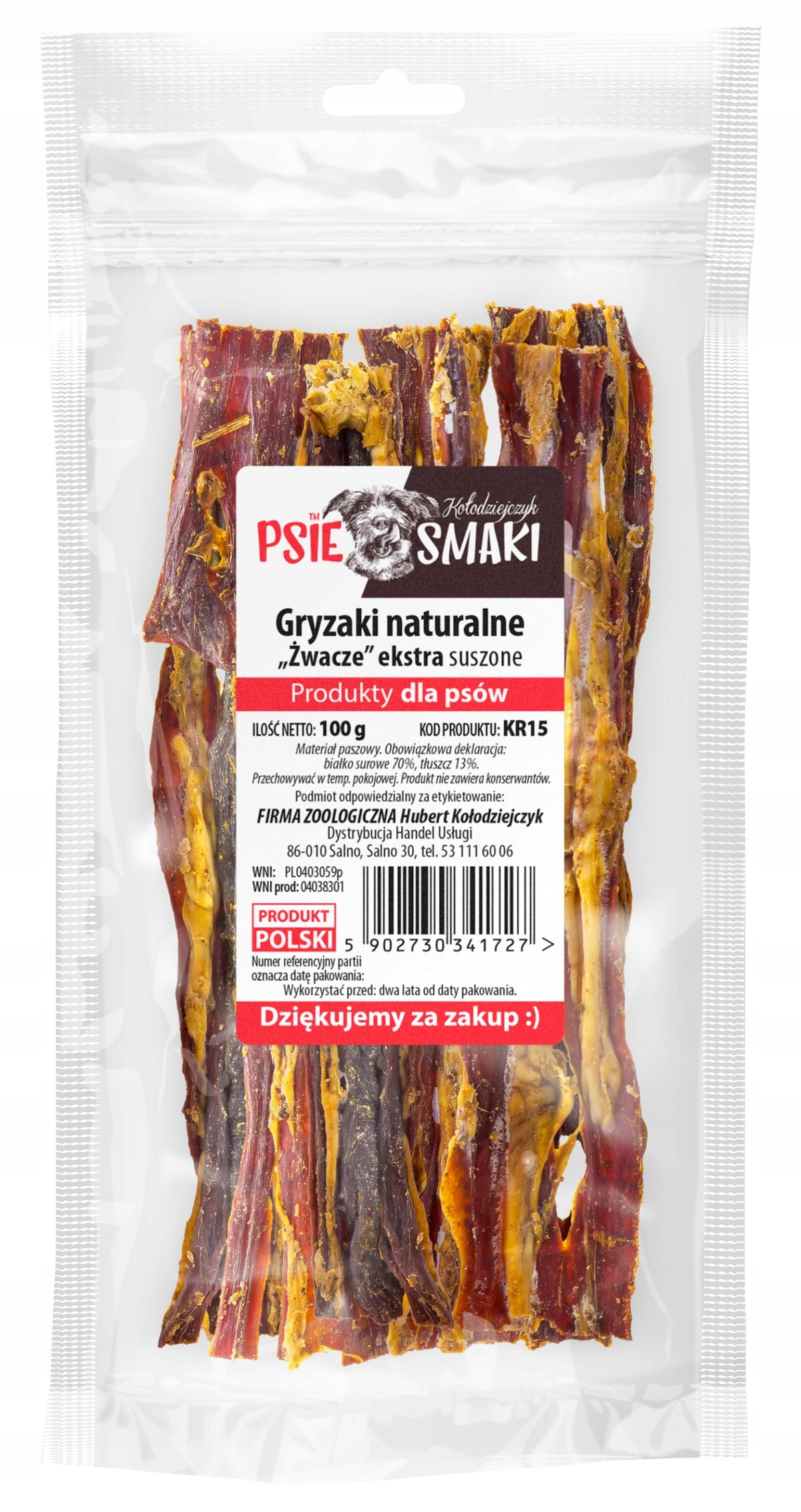 Kołodziejczyk | "RUMINANTS" EXTRA - 100g TREAT FOR DOGS