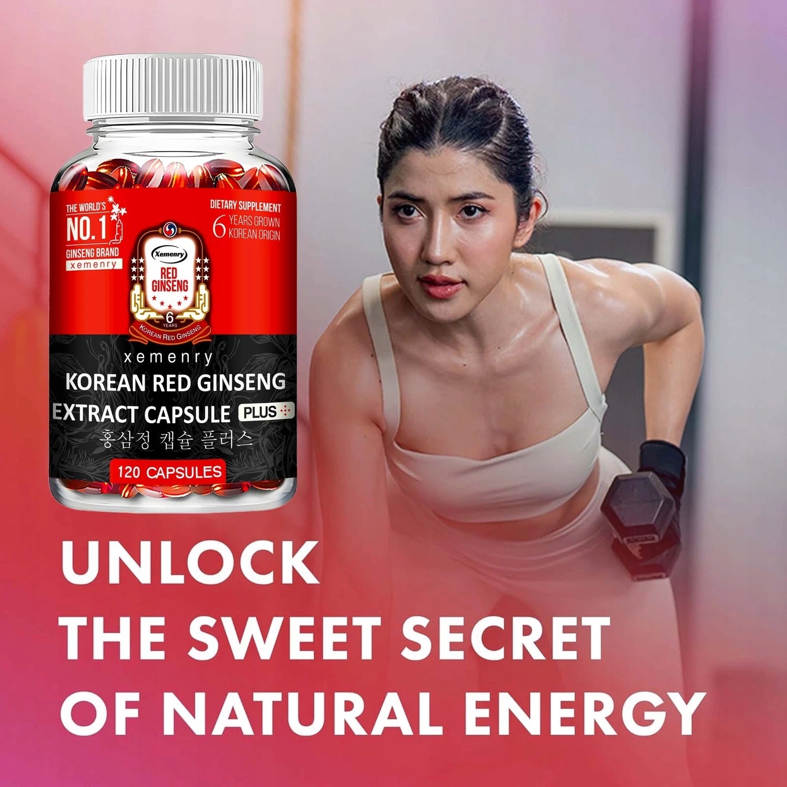 Korean Red Ginseng Extract – Extremely Strong Amplifier Expiration date at least 1 year from the date of purchase
