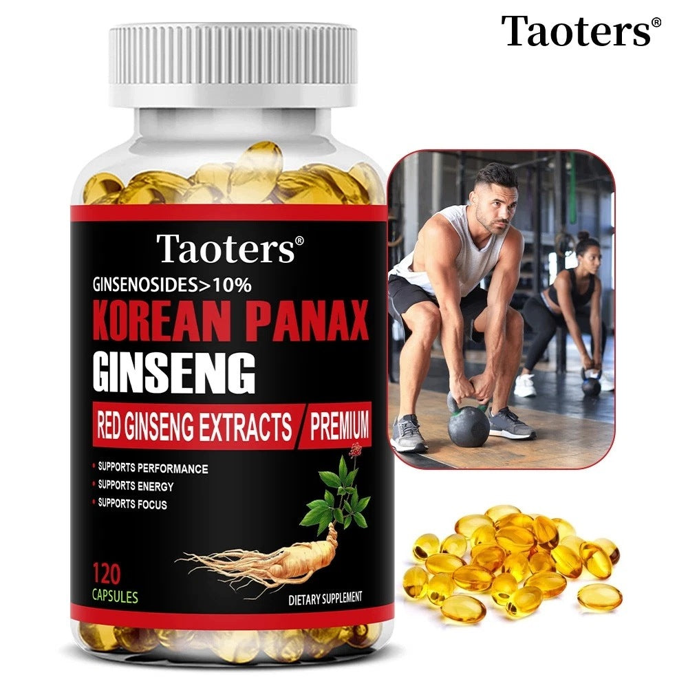 Korean red ginseng (Panax ginseng) – 10% ginsenosides | Support e Packaging status original