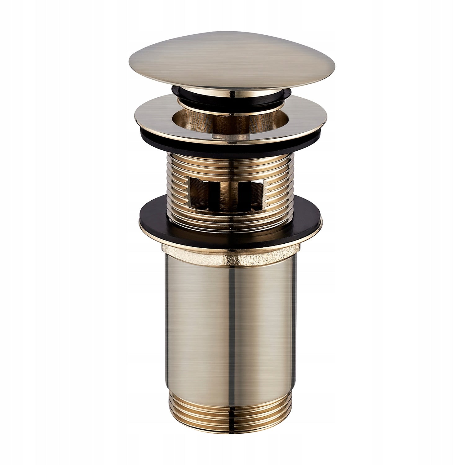 Universal-Waschtischventil Omnires A706 Brushed Gold Klik-Klak 