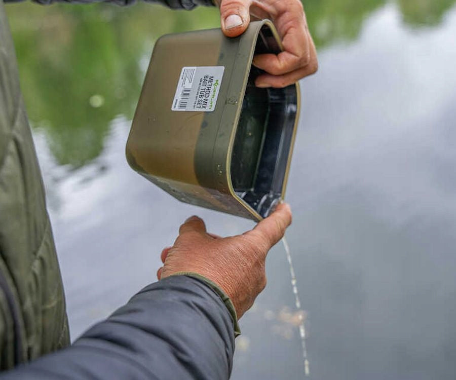 Korum Method Mix Bait Tub Set Color black