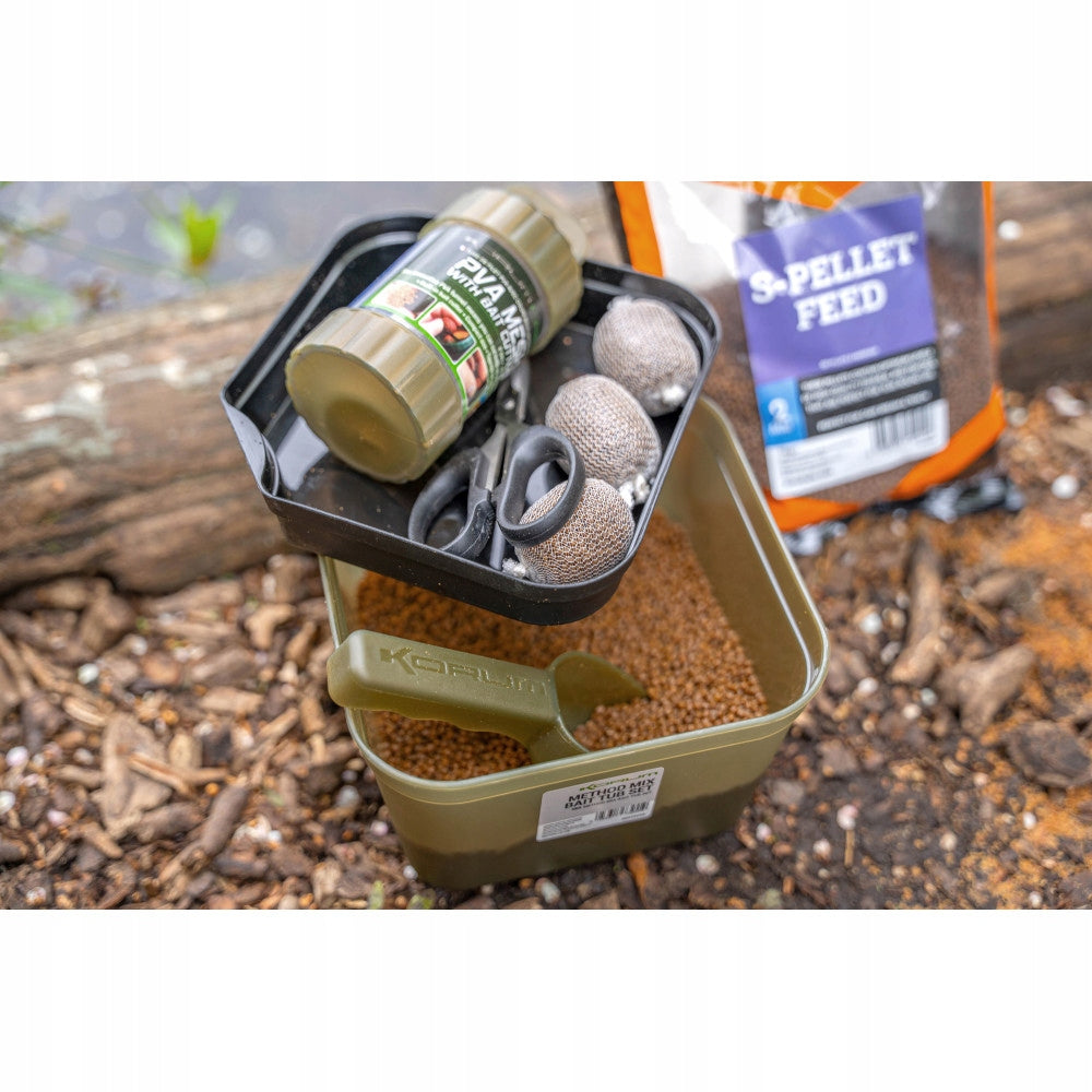 Korum Method Mix Bait Tub Set Model Method Mix Bait Tub