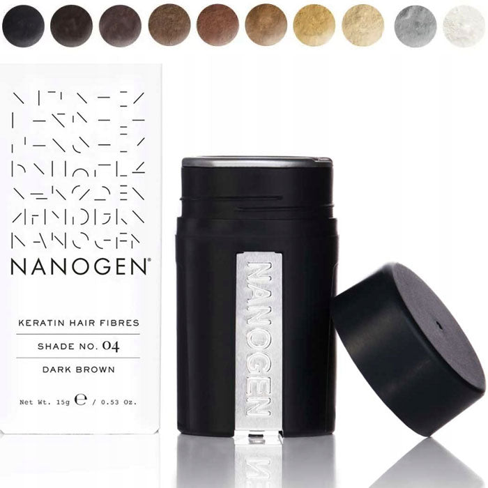 Pulverförmige Fasern Nanogen Keratin 15 g, weiß, für einen Haareffekt 