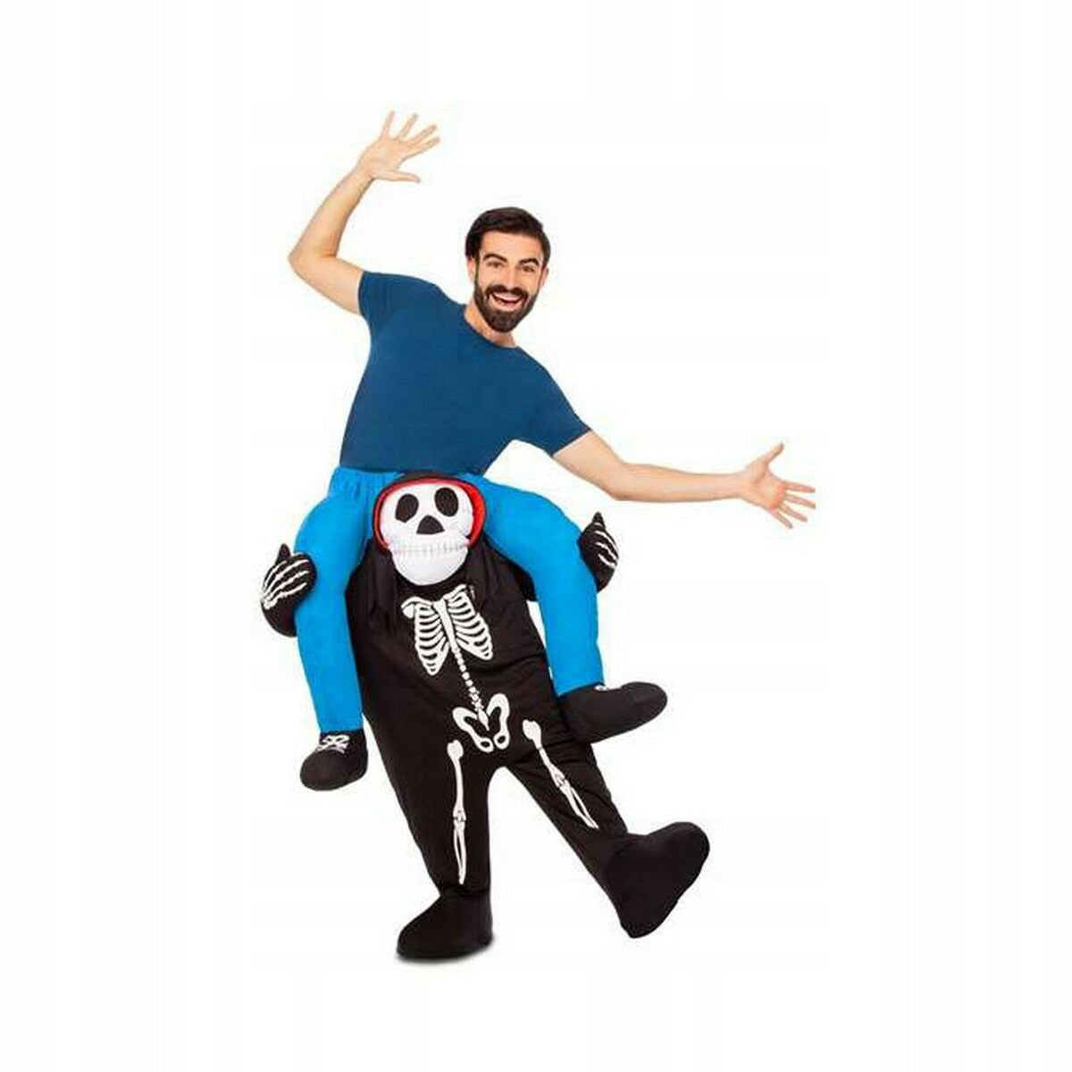 Erwachsenenkostüm My Other Me Ride-On Skeleton Größe M/L Shorts 