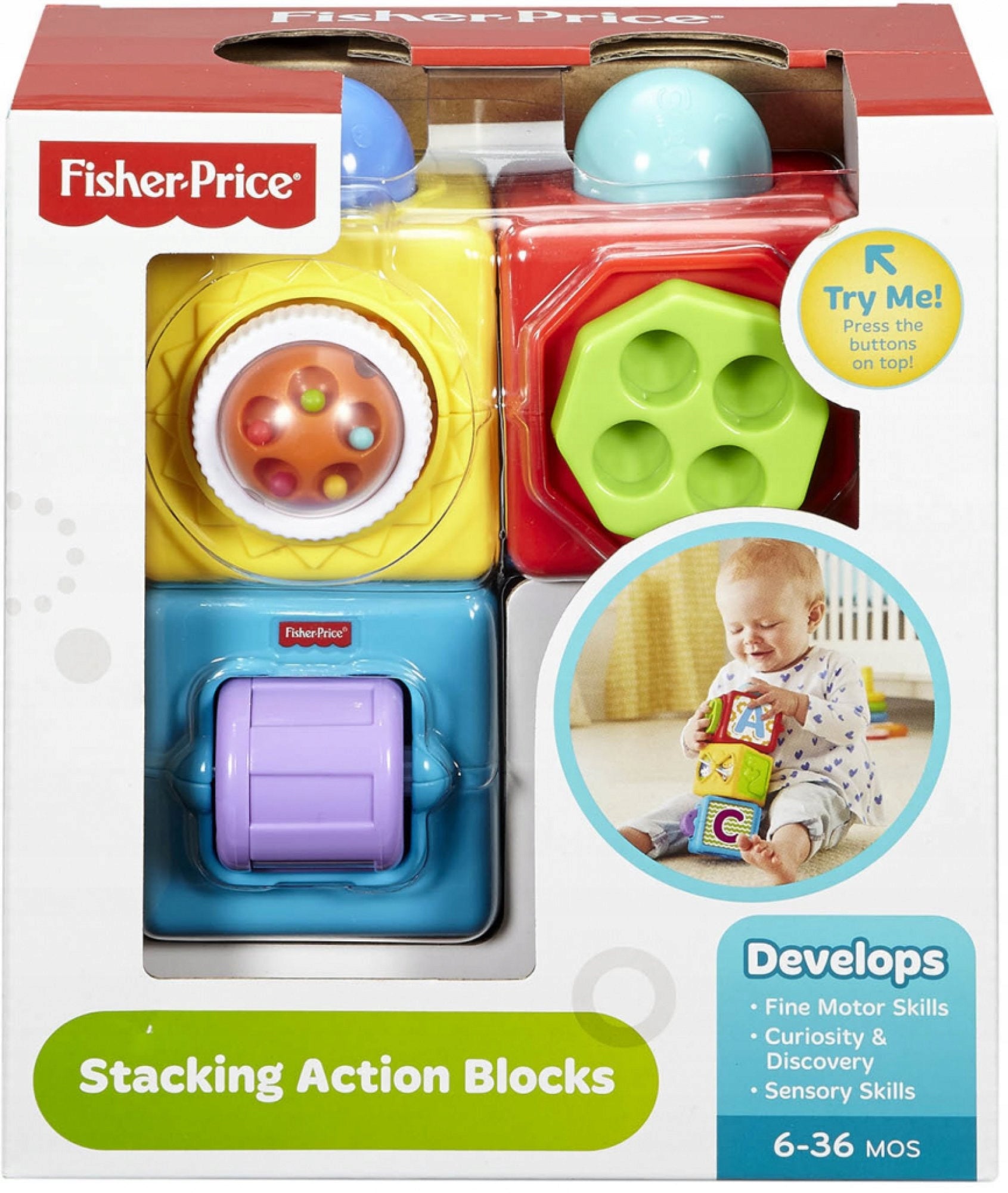 Edukacinės kaladėlės Fisher Price