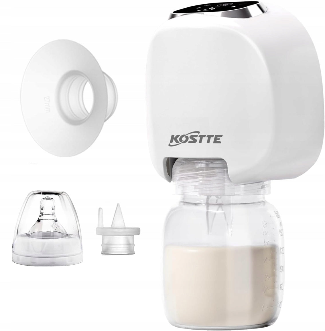 Kostte Portable Electric Breast Pump with LCD Panel