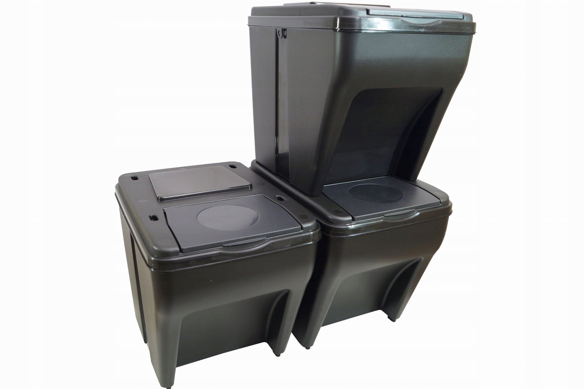 ECOsorter Mülleimer zur Abfallsortierung, 3x25L 