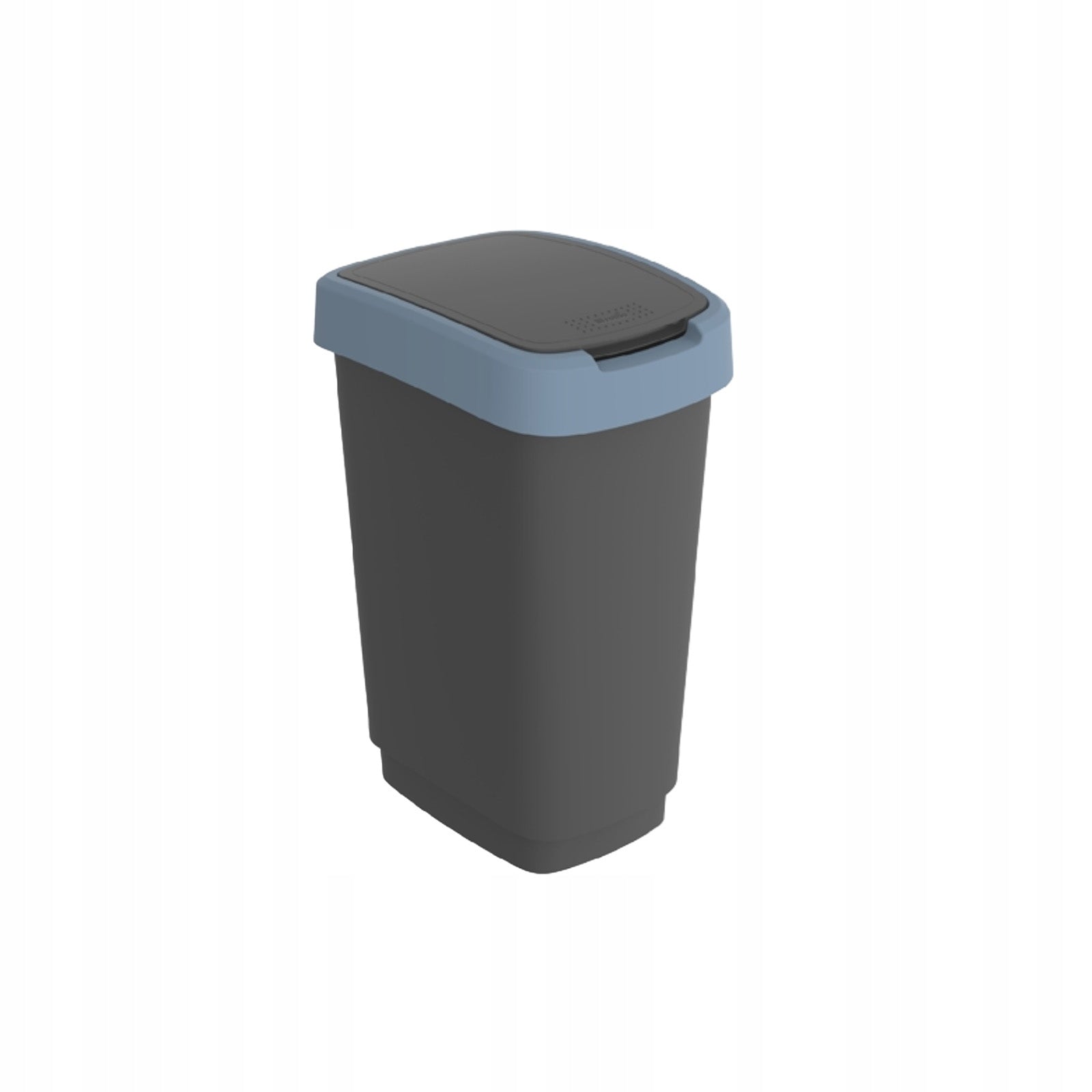 Rotho Swing Twist Mülleimer, 25l, schwarz 