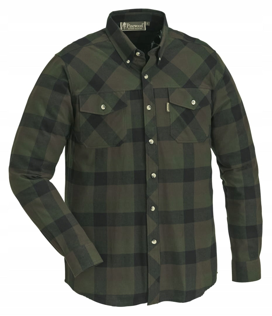 Hemd für Herren Pinewood® Lumbo, grün 