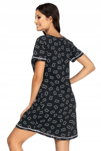 Nachtwäsche für Damen Lorin, schwarz 