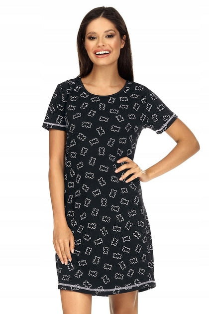 Nachtwäsche für Damen Lorin, schwarz 
