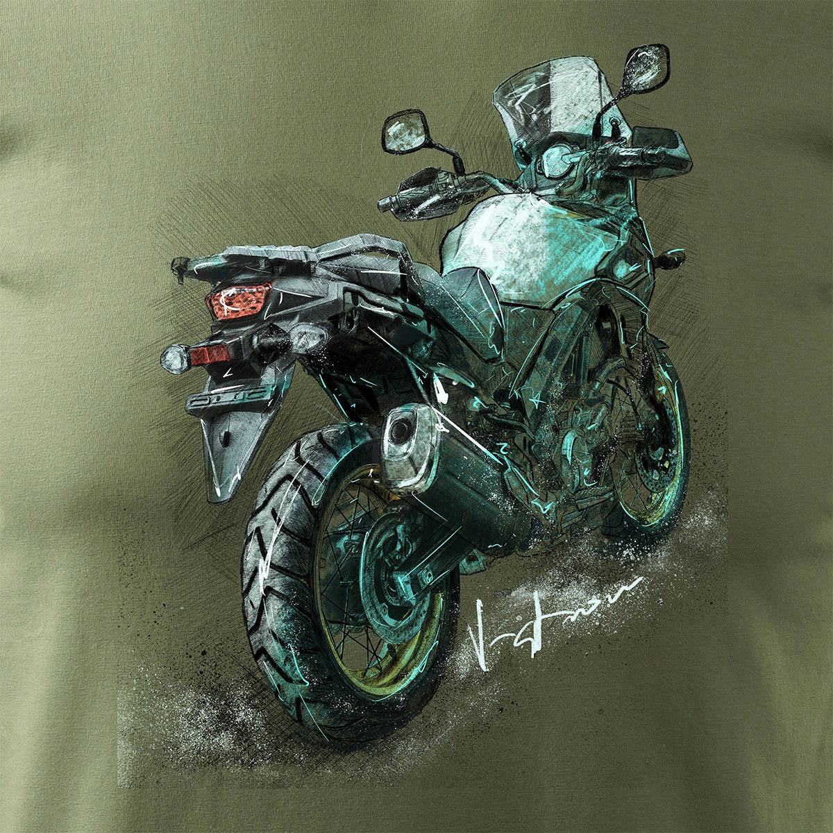 T-Shirt für Herren, grün 