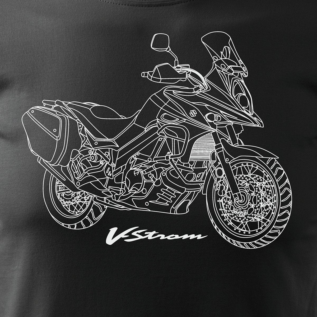 T-Shirt für Herren, schwarz 