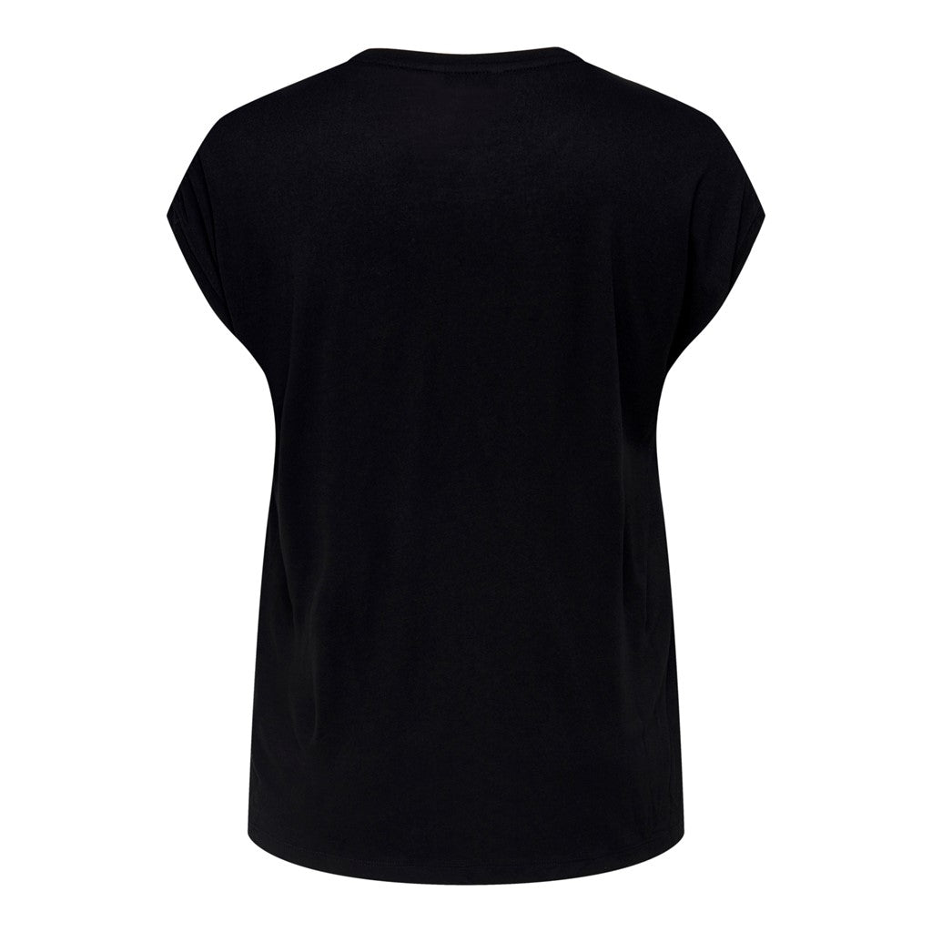 Bluse für Damen Only Carmakoma Carflake 15197908, schwarz 