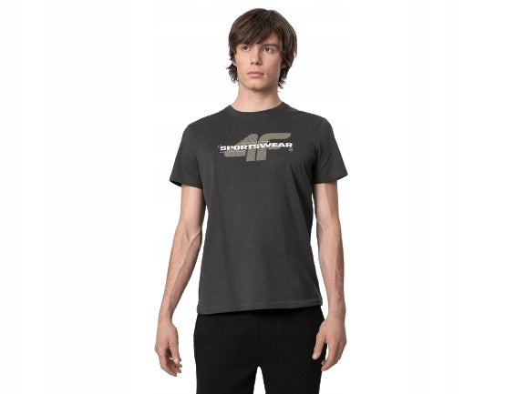 T-Shirt 4F M H4Z22 TSM032 22S, schwarz 