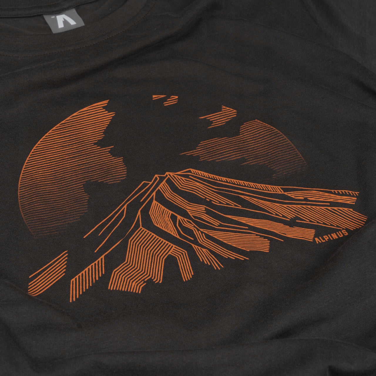 T-Shirt für Herren Alpinus Etna FU18501, schwarz 