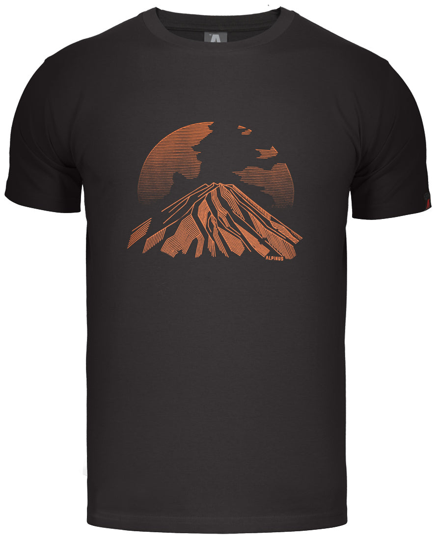 T-Shirt für Herren Alpinus Etna FU18501, schwarz 