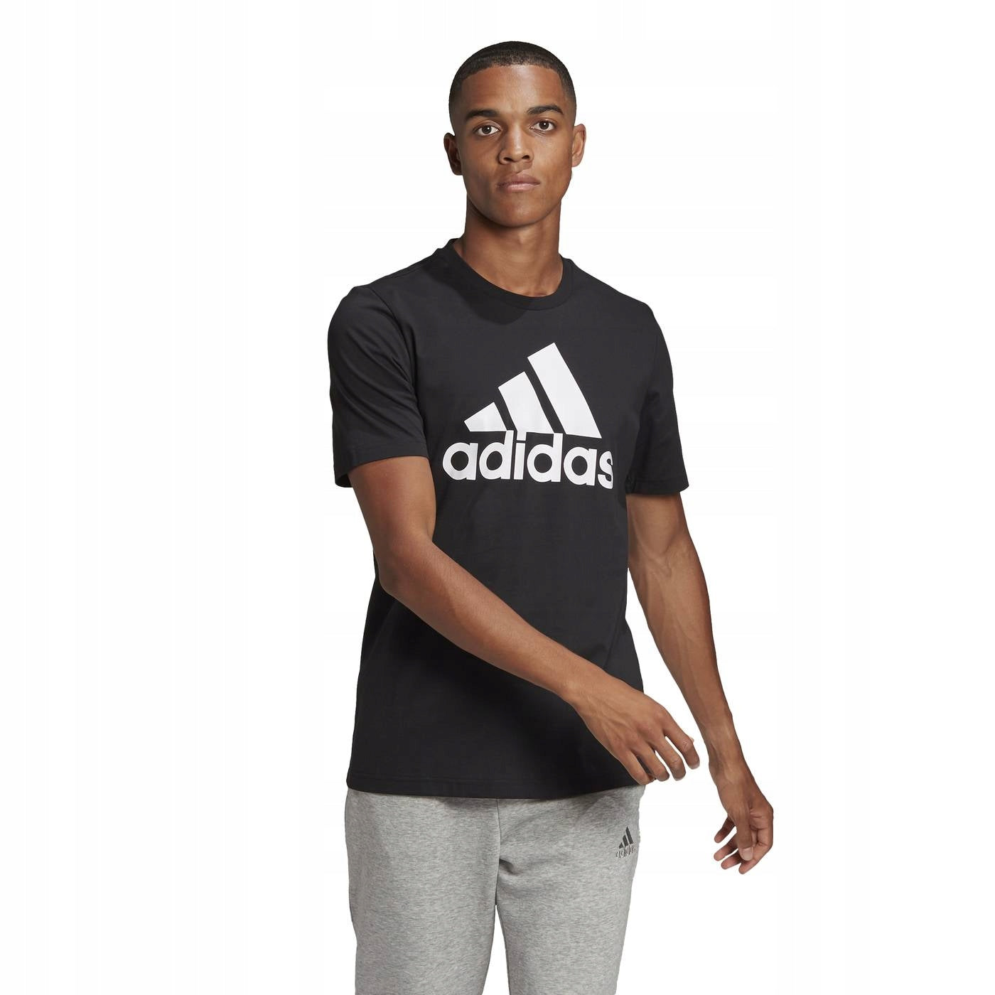 Marškinėliai vyrams Adidas Essentials Big LM GK9120, juodi
